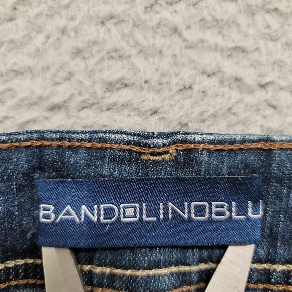 BandolinoBlu Jeans Womens 14 Blue Denim Straight Casual Pockets High Rise Flat - Picture 9 of 12